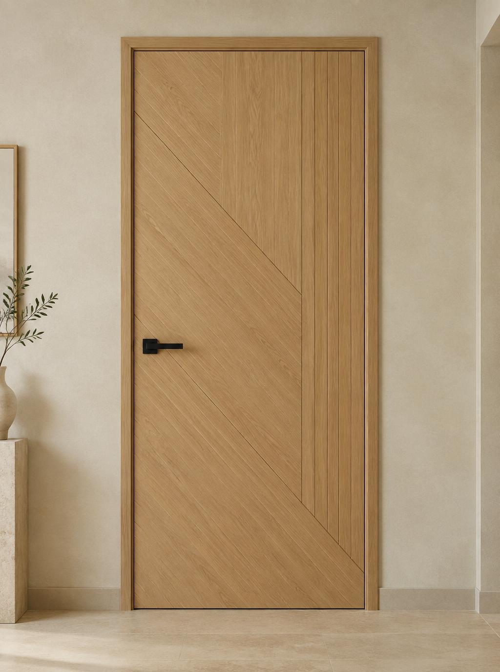 Puerta interior de WPC, modelo Puertas Personalizadas (imagen ilustrativa)